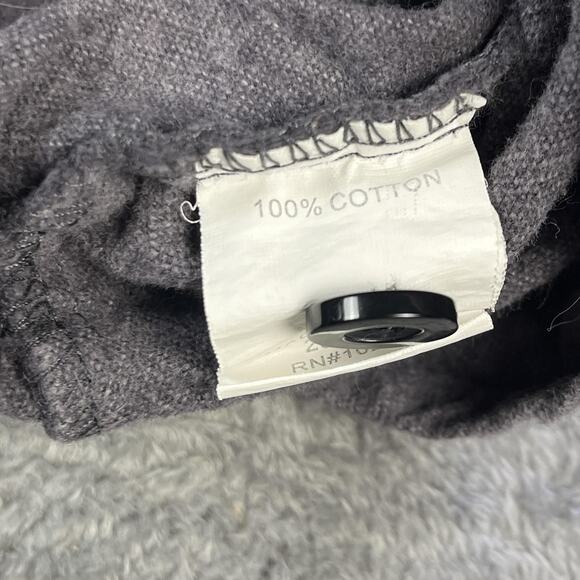 Dunlop Workwear Shirt Mens 2XL Gray Flannel Button Long Sleeve Pockets Overshirt - Picture 4 of 6